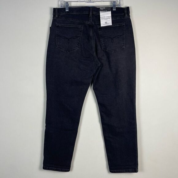 Lauren Ralph Lauren Relaxed Taper Leg Comfort Stretch Jeans Size 31 NEW Mid Rise - Picture 8 of 12